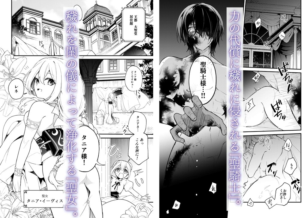 【TL】聖騎士の専属聖女  -訳あり聖女は穢れの聖騎士と誠実な儀をする-